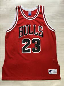 希少！ NBA BULLS マイケル・ジョーダン JORDAN #23 シカゴ・ブルズ Champion チャンピオン オーセンティック　ヴィンテージ ユニフォーム