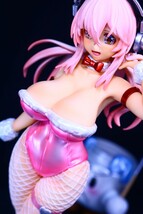 1円 すーぱーそに子 BiCute Bunnies Figure Pink ver. フィギュア バニー リペイント VOCALOID プライズ 限定 美少女 非売品 網タイツ_画像7