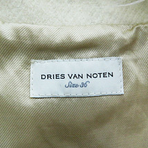 【格安】1,000円～ DRIES VAN NOTEN ドリスヴァンノッテン ファージャケット ベージュ系 サイズ36 [M4163]_画像8