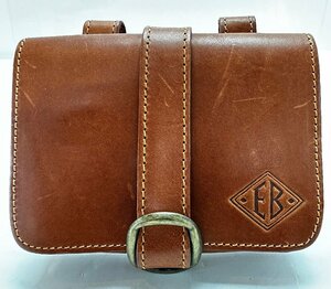 Eddie Bauer エディーバウアー ウエストポーチ 革 革製品 Genuine Leather ジェニュインレザー 本革 小物入れ アウトドア ベルト取付