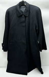 Cashmere charoy ウール コート 毛混 カシミヤ入 レディース ブラック F