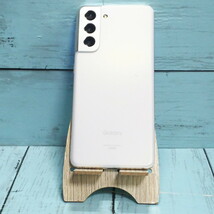 au Galaxy S21 5G SCG09 ファントムホワイト 本体 白ロム SIMロック解除済み SIMフリー 美品 483036_画像2