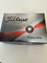 即決、新品、未使用品、タイトリストPRO V1x、白色、1ダース12球_画像4