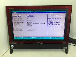 ☆[BIOS確認]NEC VALUESTAR VN370/F VN370FS6R モニター一体型PC Celeron B800 1.50GHz 4GB【現状渡し】