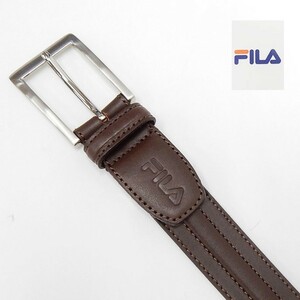 FILA フィラ　日本製　メンズ本革ベルト　チョコ茶　３cm巾　ビジネスベルト　100cm対応　FILA03-BR