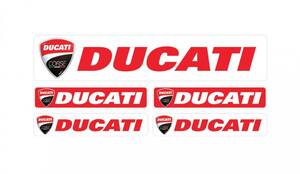≪即納 送料無料≫ Ducati Corse ドゥカティ コルセ 5枚セット ステッカー シール
