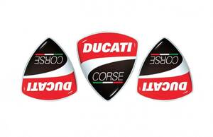 ≪即納 送料無料≫ Ducati Corse ドゥカティ コルセ 3枚セット ステッカー シール