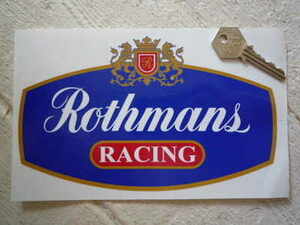 ≪即納 送料無料≫ Rothmans RACING ロスマンズ レーシング 100mm 2枚セット ステッカー シール