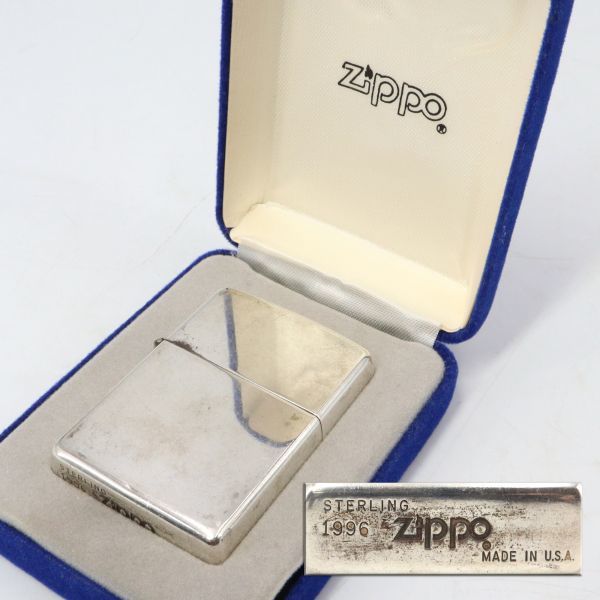 Yahoo!オークション -「zippo スターリングシルバー 1996