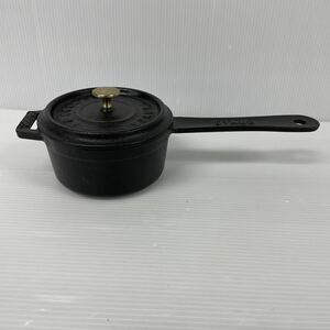 staub スモールソースパン　ミルクパン　片手鍋　10cm　ストウブ　鋳鉄ホーロー　フランス製　FRANCE