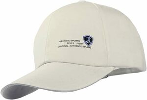 新品未使用 ロープロファイル キャップ オフホワイト アイボリー 無地 ベースボール 野球帽 帽子 メンズ レディース