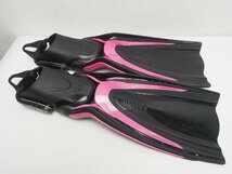 USED TUSA ツサ HyFlex ハイフレックス switch スウィッチ バンジーストラップフィン サイズ:S(24-26cm) ランク:AA ダイビング用品[N55733]_画像2