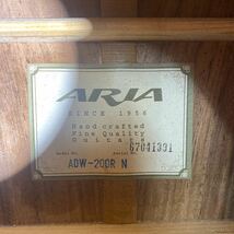 ARIA アコースティックギター ADW-200R N ソフトケース付き _画像3