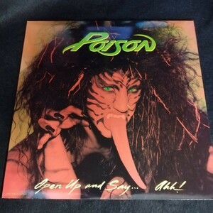 C10 中古LP 中古レコード　ポイズン　POISON open up and say ...ahh US盤　