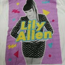 C10 バンドTシャツ　リリーアレン　白　LILY ALLEN_画像2