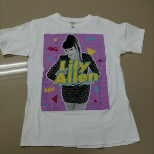 C10 バンドTシャツ　リリーアレン　白　LILY ALLEN