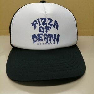 C10 バンドグッズ　PIZZA OF DEATH ロゴキャップ　メッシュキャップ　ピザオブデス　Hi-STANDARD　横山健　ハイスタ　WESTBAM とお揃い