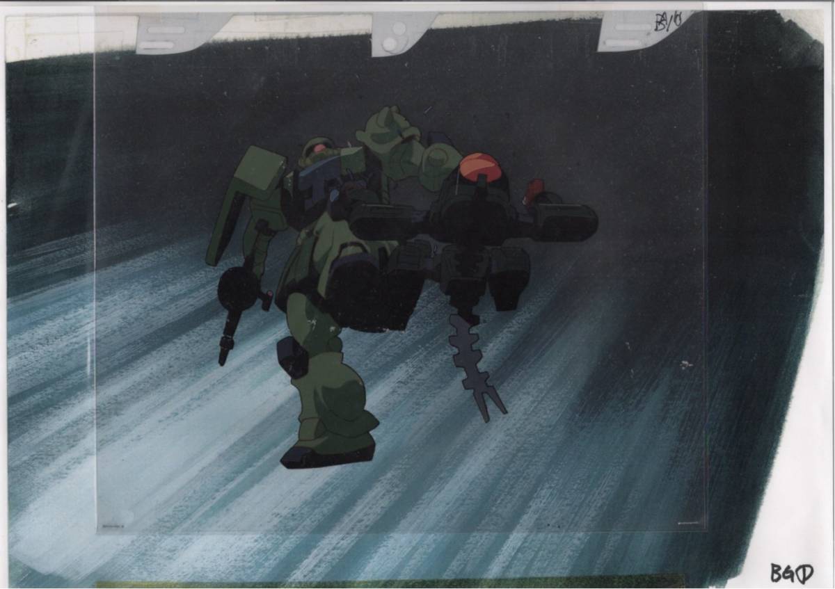 Gundam cel animation 9♯ original antique painting illustration, Cel animation, K row, Gundam