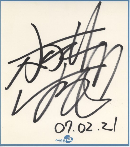 Haruko Momoi Autogramm auf farbigem Papier ♯ Illustrationsmalerei, Comics, Anime-Waren, Zeichen, Handgezeichnetes Gemälde