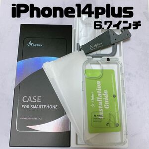 Alphex iPhone14plus クリアケース Apple クリア アップル スマホケース