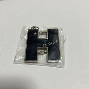 送料230円【新品】Ronherman アルファベット キーリング キーホルダー ネイビー 「H」ロンハーマン RHC レア Alphabet Key Ring