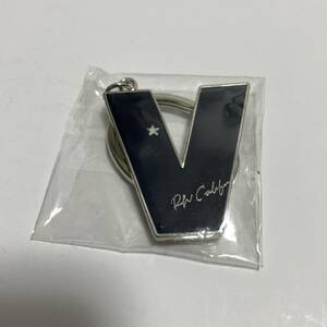 送料230円【新品】Ronherman アルファベット キーリング キーホルダー ネイビー 「V」ロンハーマン RHC レア Alphabet Key Ring