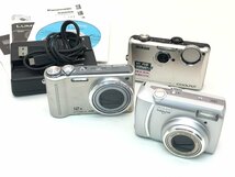 Nikon COOLPIX L1/S1100pj Panasonic DMC-TZ7 デジタルカメラ 3点 まとめ 付属品付き ジャンク 中古【UW100532】_画像1