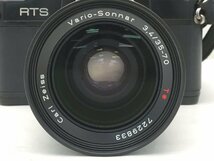 CONTAX RTS/Carl Zeiss Vario-Sonnar 3.4/35-70 T* 一眼レフカメラ シャッター確認済み 現状渡し 中古【UW100656】_画像2