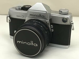 minolta SR-7/ROKKOR-P F 1:1.4 58mm 一眼レフカメラ ジャンク 中古【MA100170】