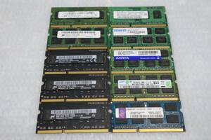 CB6660 T　L　 【10枚】動作確認済み Samsung・Kingston・ADTEC・ADATA Macbook/ノートPCメモリー 4GB(X10枚) DDR3 1600MHz PC3-12800S