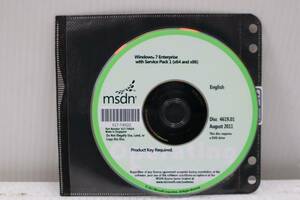 E0259 K L Windows 7 Enterprise SP1 x86 x64 msdn ライセンスキーあり