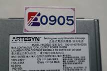 E0905(2) H L ARTESYN 700-014078-0200 100V-240V～7.6A-3.65A 50Hz-60Hz 650W 電源ユニット_画像5