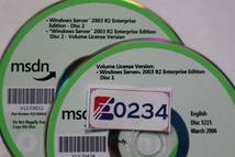 E0234 K L Windows server 2003 Standard Edition SP1 ライセンスキーあり_画像4