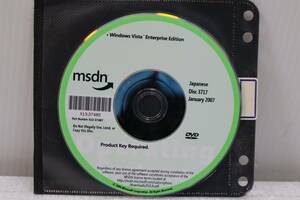 E0242 K L Windows Vista Enterprise Edition ライセンスキーあり