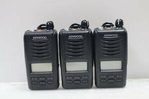 N2393　h L 　3点セット　 h Kenwood　UHF 無線電話装置 TPZ-D503　バッテリー無し　割れ有り