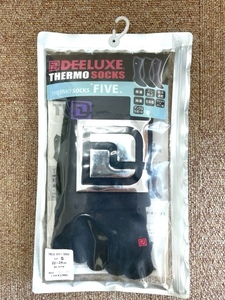 スノーボード　ソックス　DEELUXE　THERMO SOCKS FIVE　ブラック　Sサイズ　未使用