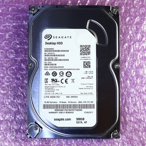 使用460時間 Seagate ST500DM002 500GB 3.5インチ SATA HDD 薄型モデル ネコポス対応可能