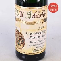 ★ヴィリ シェーファー グラーヒャー ドームプロブスト 2004年 白 375ml/ハーフ 7.5% ドイツ Willi Schaefer J290274_画像1