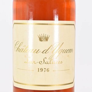 1円～★シャトー ディケム 1976年 ※ 750ml 14%未満 ソーテルヌ 貴腐ワイン Chateau d'Yquem K050219