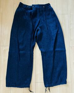 ナイジェルケーボン nigel cabourn フォーレンダムパンツ 34 ヘンプデニム VOLENDAM PANT エンジニアガーメンツ ミリタリー