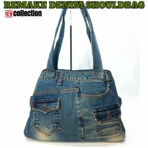  shoulder bag remake Denim sh-060[ new goods unused ]