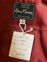 Dry Bons ドライボーンズ　ウエスタンジャケットWestrn plain style satin Jaket ブラック　未使用50sロカビリー　ジョニーデップ_画像8