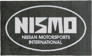 【日産公式ライセンス品 NISSAN オフィシャルグッズ】★NISMO 玄関マット (75cm × 45cm：NIS-EM7800)★お部屋やガレージのインテリアに！