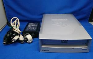【レア】PIXELA(ピクセラ) USB接続DVD-RAM/PD/CDドライブ ジャンク