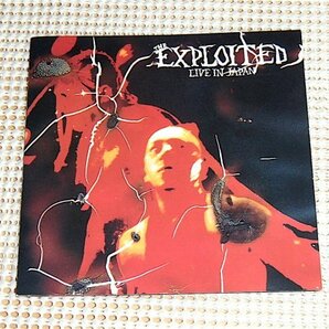 廃盤 The Exploited エクスプロイテッド Live In Japan / Willie ( Gin Goblins ) Gordon Balfour ( Bakers Dozen / Threats ) TFCK 88589