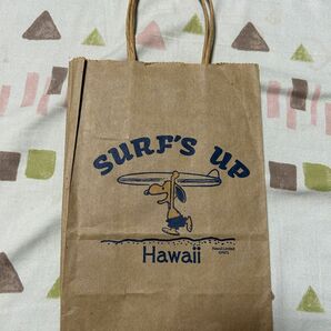 スヌーピーズサーフショップ（ハワイ）紙袋 Snoopy’s Surf Shop Hawaii