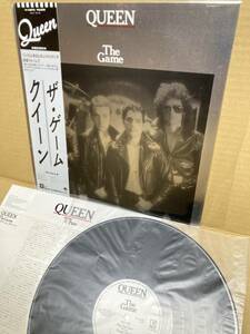 w/ RARE GREY OBI！美盤LP帯付！クイーン Queen / The Game ザ・ゲーム Warner P-10875 グレイ帯 NEED YOUR LOVING TONIGHT 1982 JAPAN NM