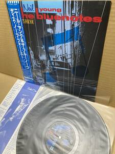 PROMO！美盤LP帯付！ニール・ヤング Neil Young & The Bluenotes / This Note's For You Warner P-13649 見本盤 SAMPLE 1988 JAPAN OBI NM