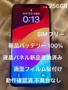 ★液晶パネル・バッテリー新品★iPhone Xs 256GB シルバー　SIMフリー