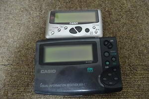 棚14・A1205　CASIO　MR-1/MR-80　見えるラジオ　2台セット